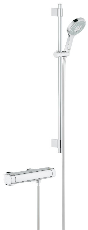Термостат для душа GROHE Grohtherm 2000 с душевым гарнитуром, хром (34482001)