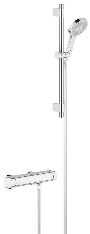 Термостат для душа GROHE Grohtherm 2000 с душевым гарнитуром, хром (34281001)