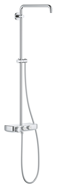 Душевая система GROHE Euphoria SmartControl System Mono с термостатом для душа, хром (26511000)