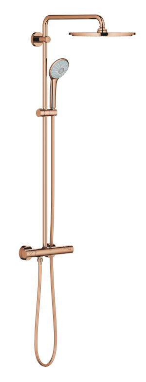 Душевая система GROHE Euphoria System 310 с термостатом для душа, теплый закат глянец (26075DA0)