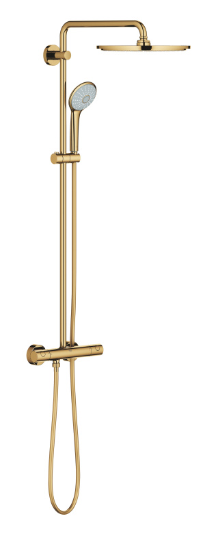 Душевая система GROHE Euphoria System 310 с термостатом для душа, холодный рассвет глянец (26075GL0)