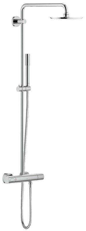 Душевая система GROHE Rainshower System 210 с термостатом для душа, хром (27032001)