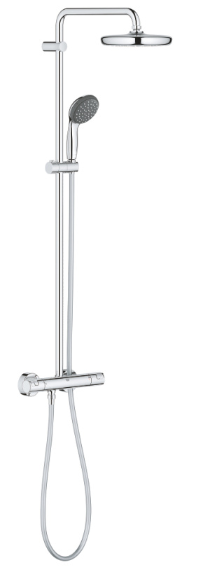 Душевая система GROHE Vitalio Start System 210 с термостатом для душа, хром (27960001)