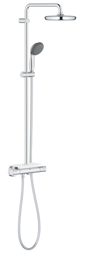 Душевая система GROHE Vitalio Start System 210 с термостатом для душа, хром (26814001)