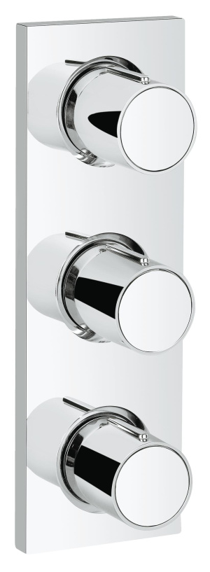 Внешняя часть переключателя потоков GROHE Grohtherm F на 3 положения, хром (27625000)