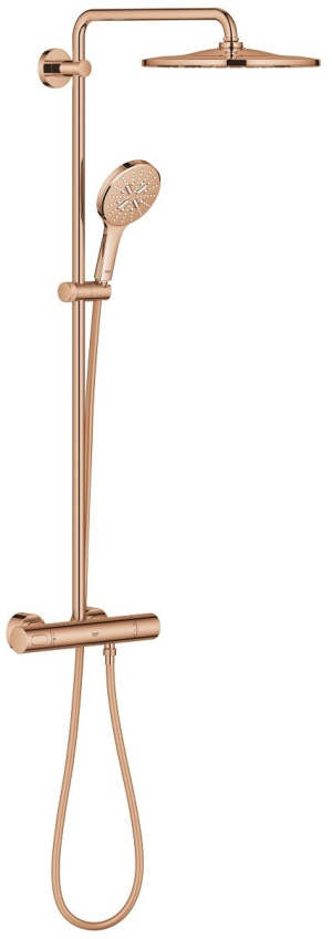Душевая система GROHE Rainshower SmartActive 310 с термостатом для душа, теплый закат глянец (26836DA0)