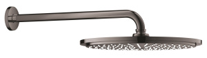 Верхний душ GROHE Rainshower Cosmopolitan 310, 8 л/мин, 1 режим, 380 мм, темный графит глянцевый (26066A00)