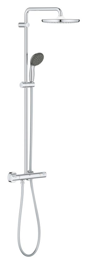 Душевая система GROHE Vitalio Start System 250 с термостатом для душа, хром (26677000)