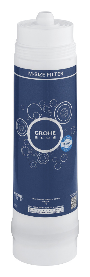 Фильтр для GROHE Blue и GROHE Red, M-Size, 1500 л., (40430001)