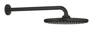 Верхний душ GROHE Tempesta 250, 9,5 л/мин, 1 режим, 380 мм, черный матовый (266682430)