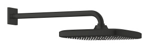Верхний душ GROHE Tempesta Cube 250, 9,5 л/мин, 1 режим, 380 мм, черный матовый (266872430)