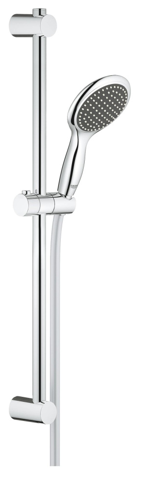 Душевой гарнитур GROHE Vitalio Rain 115, 2 режима струи, душевая штанга 600 мм, 9,5 л/мин, хром (26109000)