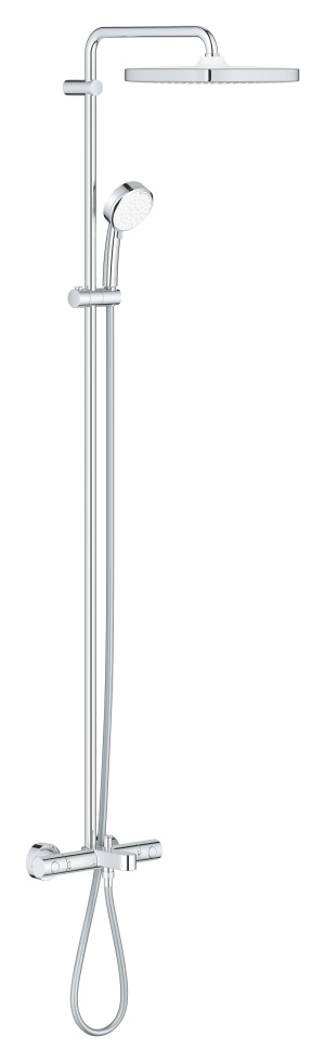 Душевая система GROHE Tempesta Cosmopolitan System 250 Cube с термостатом для ванны, хром (26691000)