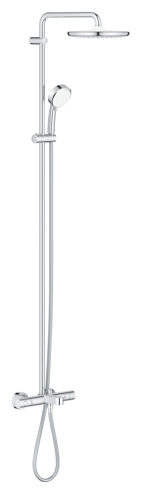 Душевая система GROHE Tempesta Cosmopolitan System 250 с термостатом для ванны, хром (26672000)