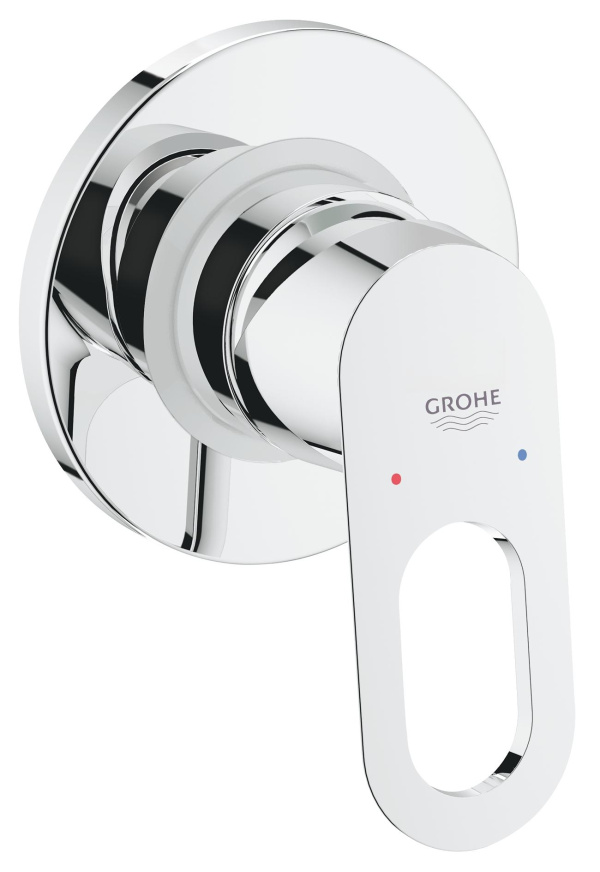 Смеситель для душа GROHE BauLoop в комплекте с монтажной частью, хром ...