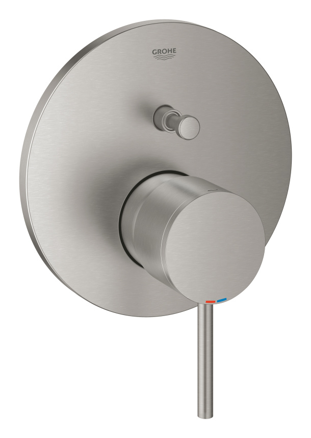 Внешняя часть смесителя для ванны GROHE Atrio на 2 потребителя, суперсталь (24066DC3)