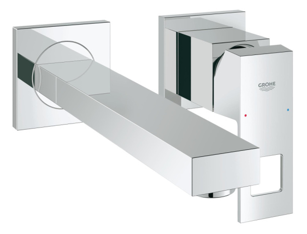 Внешняя часть смесителя для раковины GROHE Eurocube на 2 отверстия, M-Size 23447_cfg