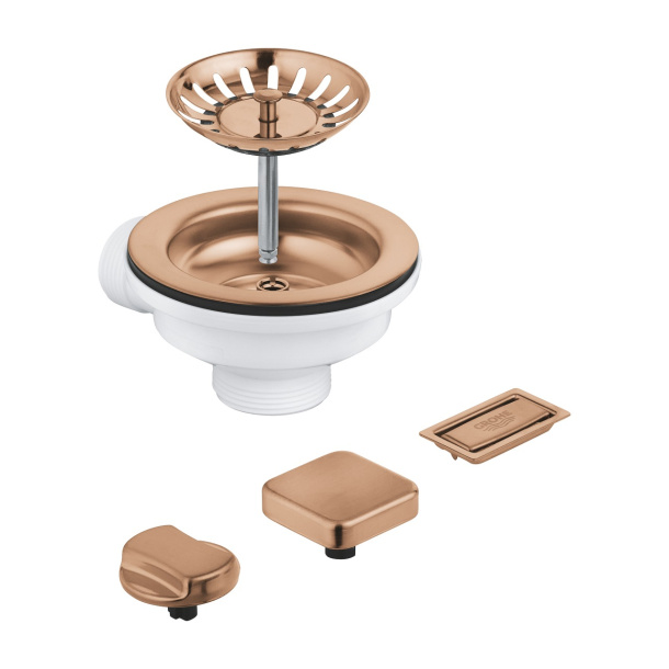 Сливной гарнитур GROHE для кухонной мойки с 1 чашей (40996_cfg)