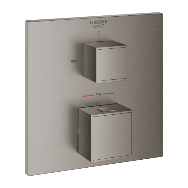 Внешняя часть термостата для ванны GROHE Grohtherm Cube на 2 потребителя 24155_cfg