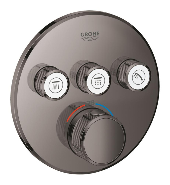 Внешняя часть термостата для душа GROHE Grohtherm SmartControl на 3 потребителя, 29121_cfg