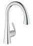 Смеситель для кухонной мойки GROHE Zedra с вытяжным душем 2jet, хром (32294001)