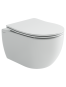 Подвесной унитаз Ceramicanova Игра безободковый, смыв Торнадо, белый (CN3001T)