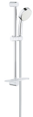 Душевой гарнитур GROHE Tempesta Cosmopolitan 100 с мыльницей, 1 режим струи, душевая штанга 600 мм, 7 л/мин, хром (26083002)