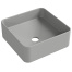 Раковина накладная Aqueduto ESPIRAL, 370*370, серый матовый (ESP0330)