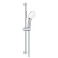 Душевой гарнитур GROHE Tempesta 110, 2 режима струи, душевая штанга 600 мм, 7,4 л/мин, хром (26162003)