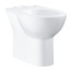 Унитаз напольный GROHE Bau Ceramic горизонтальный выпуск (без бачка и сиденья), альпин-белый (39428000)