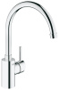 Смеситель для кухонной мойки GROHE Concetto с высоким С-изливом, хром (32661001)