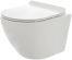 Унитаз AQUAme подвесной с сиденьем с микролифтом, белый AQM2002