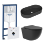 Комплект инсталляции GROHE Rapid SL 38775001 с унитазом Aqueduto OVO OVO0140 и раковиной Aqueduto ESPIRAL ESP0240 (NW0462)