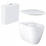 Унитаз напольный безободковый GROHE Essence Ceramic с бачком и сиденьем без микролифта, альпин-белый (NW0063)