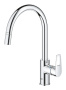 Смеситель для кухни GROHE BauLoop с вытяжным изливом, хром (30543000)