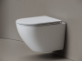 Подвесной унитаз Ceramicanova Вихрь безободковый, смыв Торнадо, белый (CN11007T)