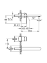 Внешняя часть смесителя для раковины GROHE Plus, L-Size, хром (29306004)