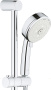 Душевой гарнитур GROHE Tempesta Cosmopolitan 100, 3 режима струи, душевая штанга 600 мм, 9,5 л/мин, хром (27786002)