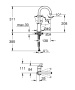 Смеситель для раковины GROHE Eurosmart, L-size, хром (23743002)