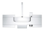 Смеситель для ванны GROHE Eurocube Joy, хром (23666000)