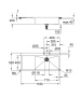 Мойка GROHE K1000 80-S 116/52 1.0 с корзинчатым вентилем, нержавеющая сталь (31582SD1)