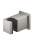 Подключение для душевого шланга GROHE Euphoria Cube с держателем ручного душа, сатиновая сталь (26370MS0)