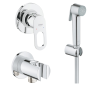Комплект GROHE BauLoop с монтажной частью и гигиеническим душем Tempesta-F Trigger Spray 30, хром (NH0010)