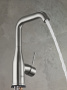 Смеситель для раковины GROHE Essence с донным клапаном, L-size, суперсталь (24174DC1)
