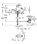 Смеситель для биде GROHE BauFlow, хром (23754000)