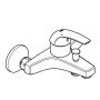 Смеситель для ванны GROHE BauCurve, хром (23599000)