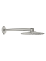 Верхний душ GROHE Rainshower SmartActive 310, 2 режима, 430 мм, сатиновая сталь (26475MS0)