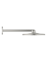 Верхний душ GROHE Rainshower SmartActive 310, 2 режима, 430 мм, сатиновая сталь (26475MS0)