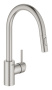 Смеситель для кухни GROHE Concetto, суперсталь (31483DC2)