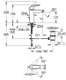 Смеситель для раковины GROHE Eurosmart, M-size, черный (233222433)